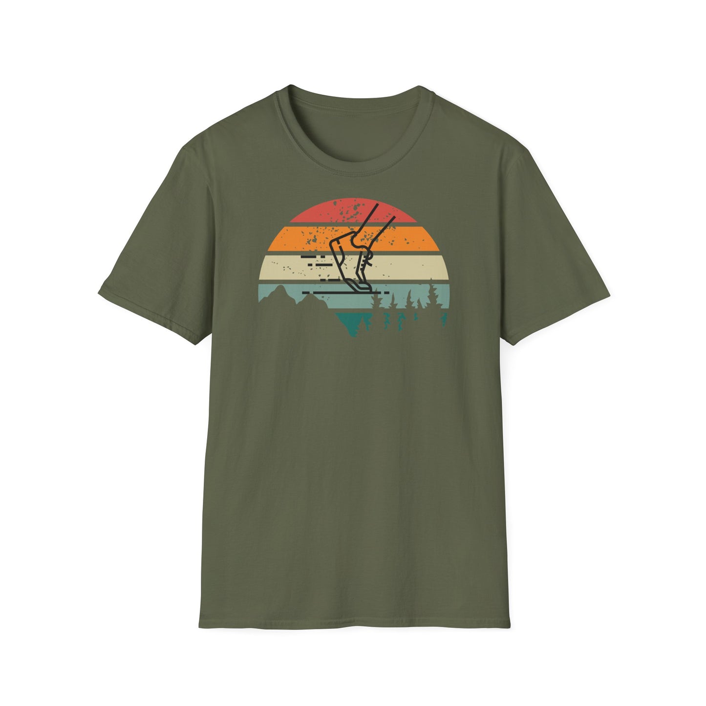 Sunset trail runner T-shirt