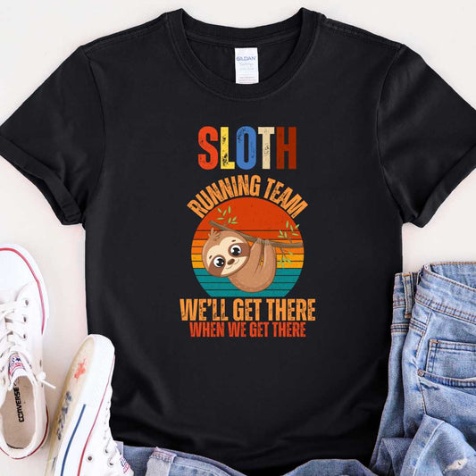 Sloth running team T-shirt