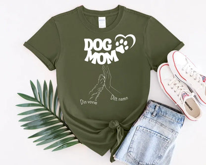 Dog mom T-shirt - Anpassa själv!