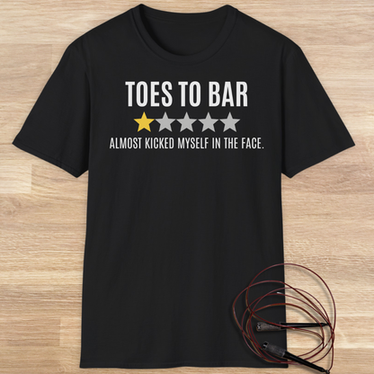 Toes to bar review T-shirt