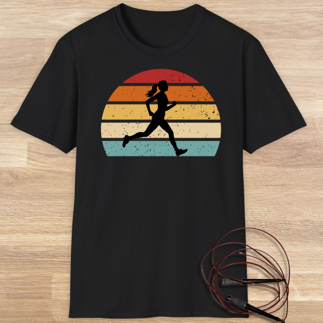 Sunset Runner kvinna T-shirt