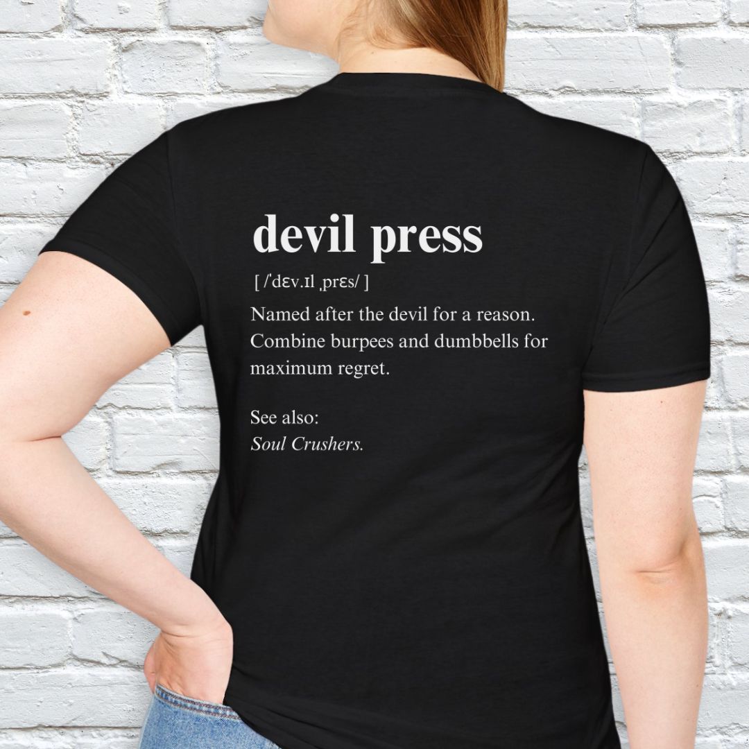 Devil press description T-shirt