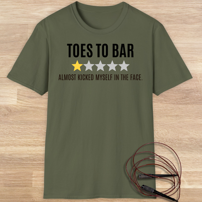 Toes to bar review T-shirt