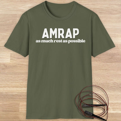 AMRAP as much rest as possible T-shirt