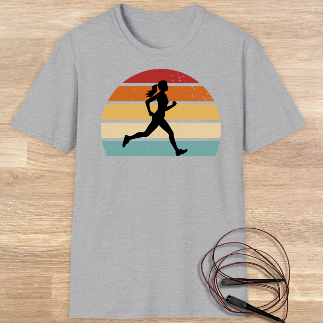 Sunset Runner kvinna T-shirt