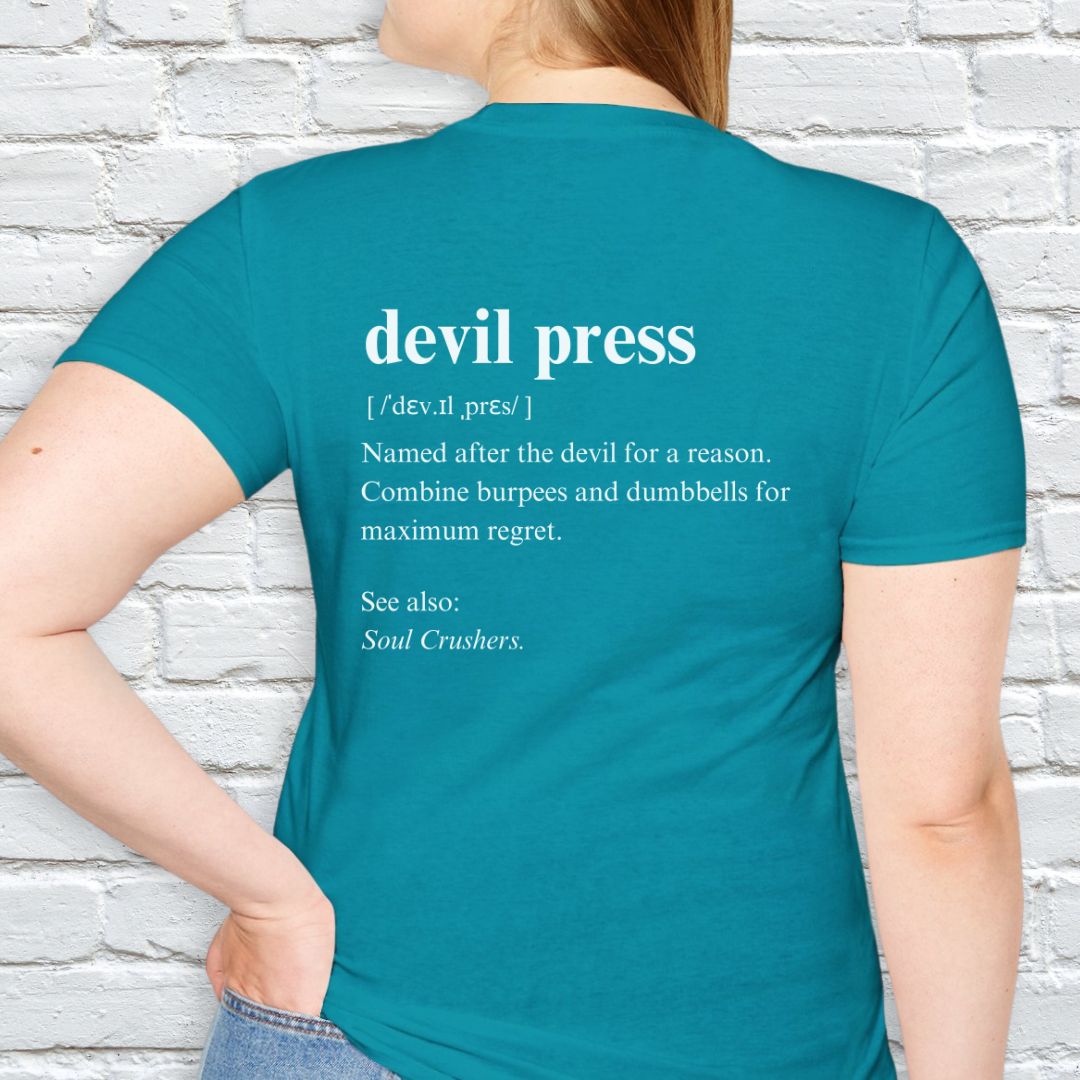 Devil press description T-shirt