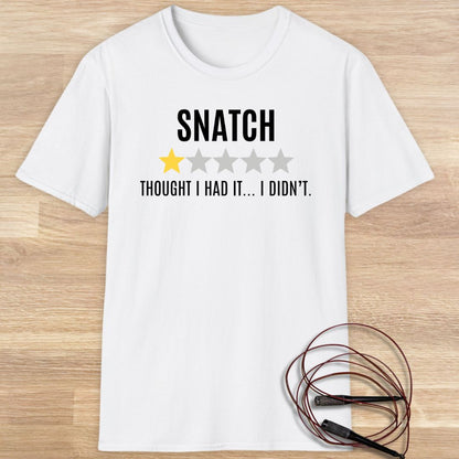 Snatch review T-shirt